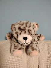 Happy Jungle Plush Leopard Stuffed Animal Toy Pink/Gray Cleo baby safe supersoft
