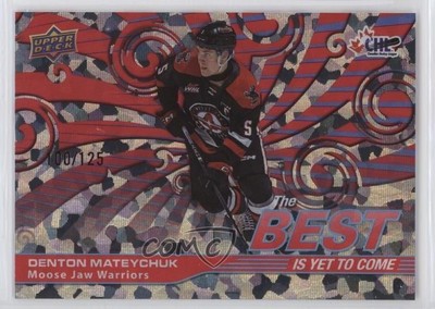 2023 Upper Deck CHL Best Is Yet To Come Red /125 Denton Mateychuk #BYC-18 1p7g