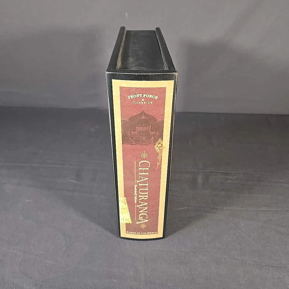 Chaturanga Classic Game From India Wooden Box 02040 Front Porch Classic Complete - Image 4 of 4