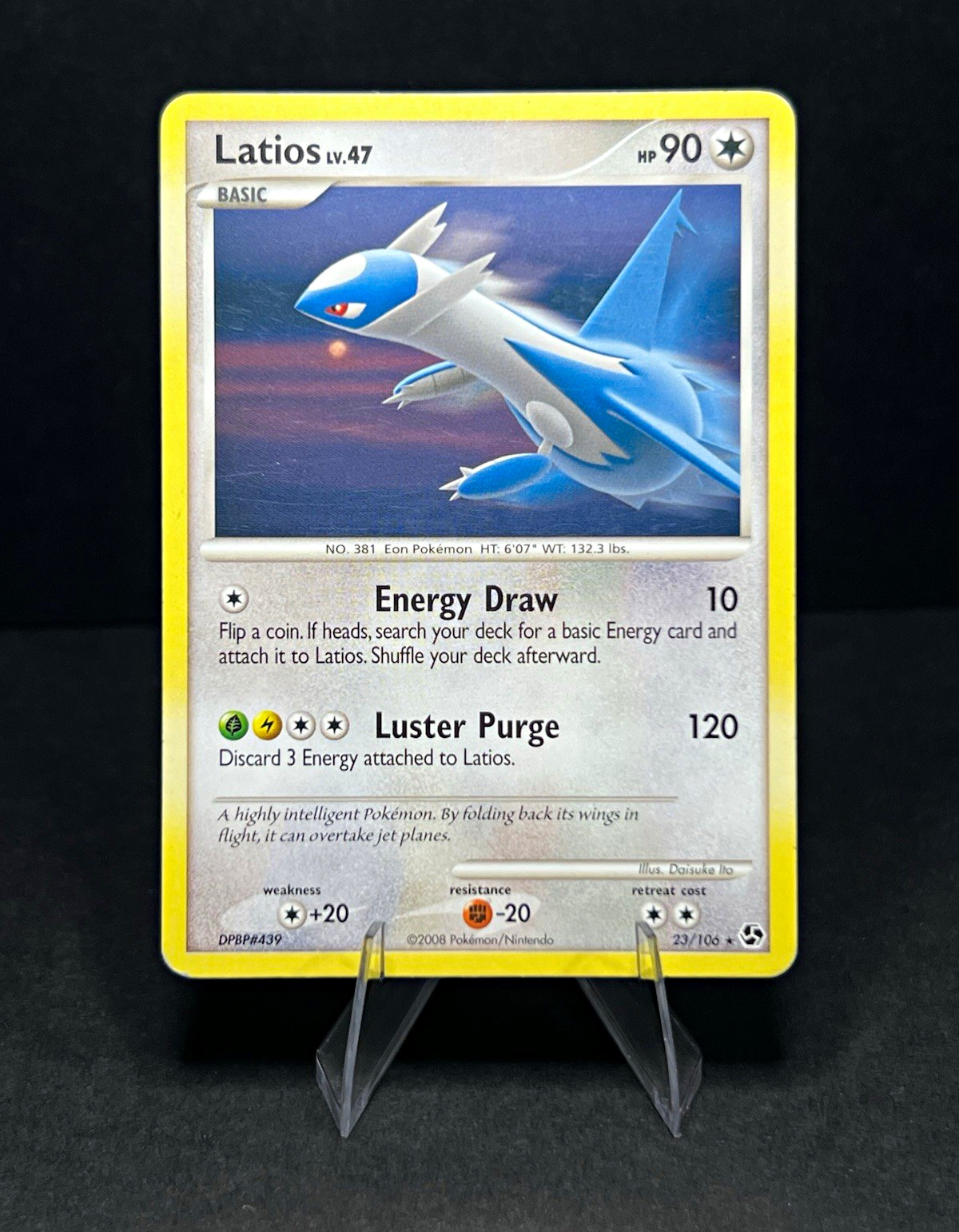Pokemon Latios Lv.47 Non Holo 23/106 DP Great Encounters English 2008 ~LP~