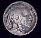 1917 S Buffalo Nickel 5 Cent US Coin Shown in Images - G-VG