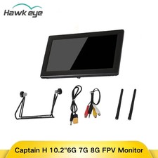 Hawkeye Captain H 10.2 Inch FPV Monitor 6/7/8G 232CH Real Dual Receiver 1000Lux