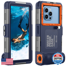 IP68 50ft/15m Universal Underwater Diving Snorkeling Phone Case for iPhone/Samsu