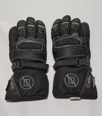 SCHOELLER KEPROTEC MENS ITALIAN LEATHER MOTORCYCLE GLOVES MEDIUM SIZE 9