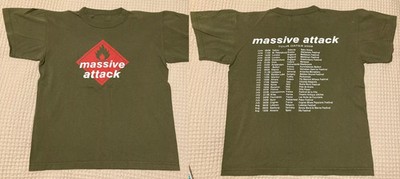 Hot Massive Attack 2008 Tour BAND Gift For Fan S to 5XL Green T-shirt