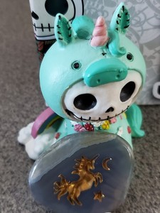 Furry Bones Unicorn and Unicorn Worry Stone