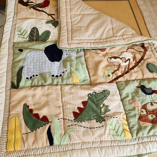 Kidsline Zanzibar safari baby quilt - Picture 3 of 6
