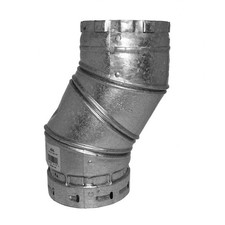 AMERICAN METAL PRODUCTS 4EAL ADJ VENT ELBOW 4" ALUMINUM 90 DEGREE CONNECTION