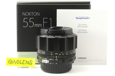Voigtlander NOKTON 55mm F/1.2 SLII S Nikon F Ai-s Black Rim Lens US Stock New