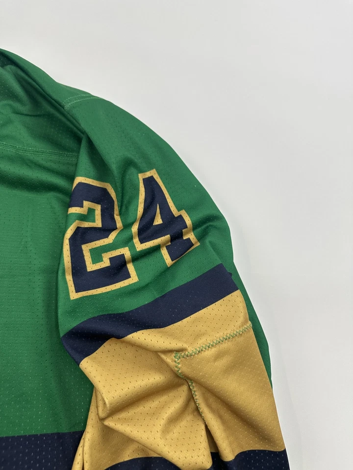 Camiseta masculina de hóquei irlandesa Notre Dame luta grande hóquei sob armadura amostra - Imagem 3 de 4