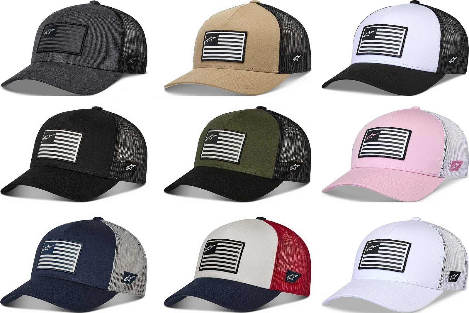 Alpinestars Flag Snapback Hat Mens
