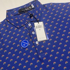 RLX Ralph Lauren Floral Polo Mens XL Performance Shirt