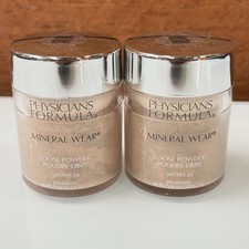 Physicians Formula Mineral Wear Loose Powder SPF 16 Natural Shade 2 Pack Set New