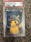 Van Gogh Pikachu Grey Felt Hat PSA 9