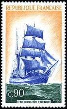 France Yvert Num 1717 ** Voiliers  1972