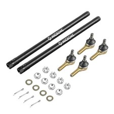 Tie Rod and Ends Complete Kit Compatible with Yamaha YFZ450R 2009 2010 Black