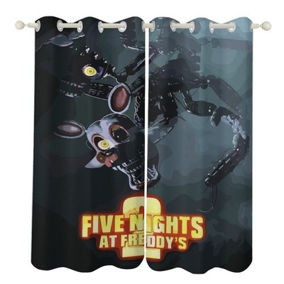 32-Five Nights at Freddy's Vorhänge Individuelle Maßanfertigung Dekovorhang Ösen