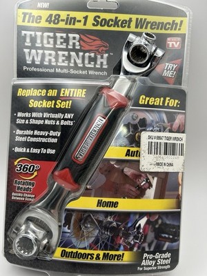 Tiger Wrench 48-in-1 Socket Wrench Multi Ratchet Tool NEW