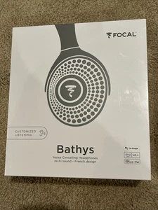 Focal Bathys High-Fidelity Wireless Headphones - Deep Black (matte silver/gray)