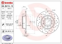 Brembo | Bremsscheiben Xtra Line + BremsbeläGe Vorne + Hinten FüR Vw Touran 1T3