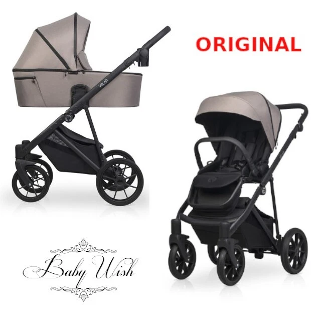 RIKO VELAR 3in1 Baby Pram Carrycot Car Seat