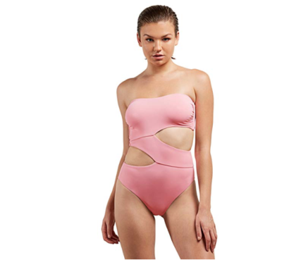 Volcom Women's Simply Seamless ONE Piece Swimsuit, Petal Pink, Small