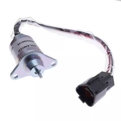 Fuel Shut Off Solenoid 129612-77940 for Yanmar 3TNV88-BPTB2 4TNV98  Doosan DH80