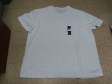 Nwt GEORGE BIG MENS V NECK T SHIRT WHITE 2X STRETCH