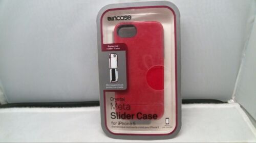 Incase Crystal Meta Slider Pink Case Microsuede for iPhone SE 1st 5S 5 glitter - Afbeelding 1 van 2