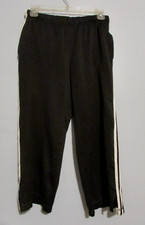 Womens Black Athletic Works Capri Workout Pants Size 8 EUC