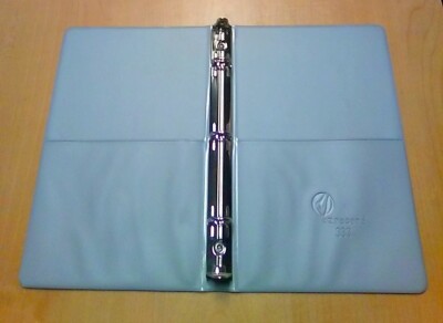 EZ Record brand - 333 empty binder - 1/2'' 3 ring binder - holds 8'' X 5'' paper