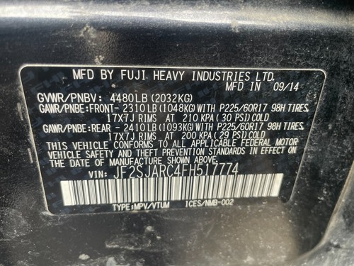 2015 Subaru Forester Harman Kardon Premium Navigation GPS Multimedia OEM - Picture 12 of 12