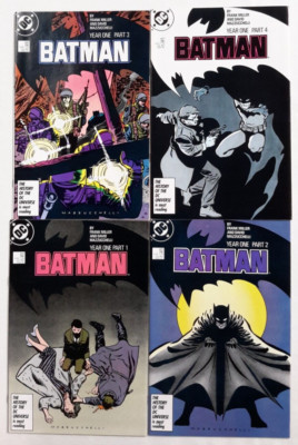 BATMAN YEAR ONE #404 405 406 407*DC, 1986*FRANK MILLER*CARMINE
