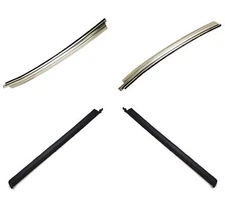NEW Mustang Door Glass Molding  & Weatherstrip Kit Fastback 1969-1970