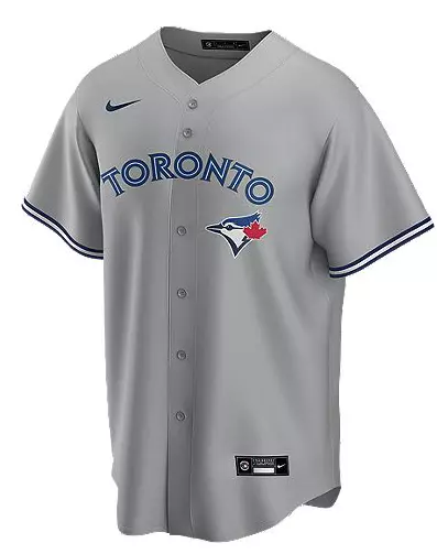 Men's Toronto Blue Jays Vladimir Guerrero Jr Road Grey Baseball Replica  Jersey