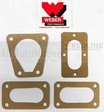 Weber Carb Adapter Plate GASKET Set fits 1986-89 NISSAN D21 Pickup Pathfinder