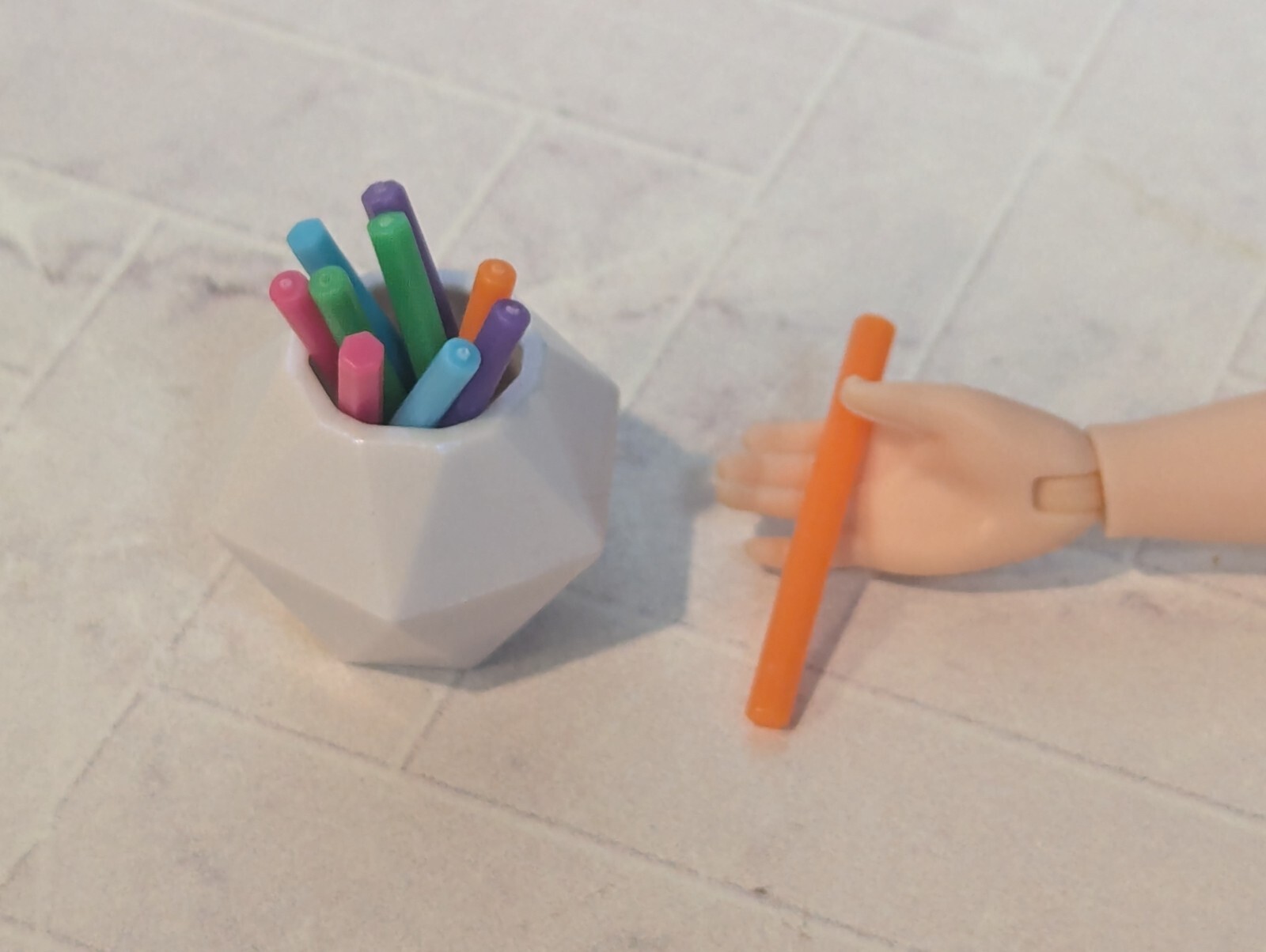 & Storage Cup 1:6 Doll Diorama