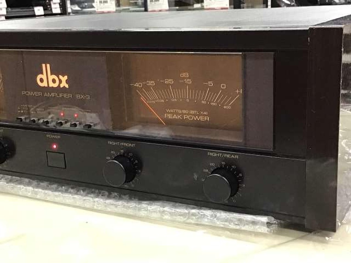 DBX BX-3 Vintage Stereo Power Amplifier 4-Channel Used DBX BX-3 Vintage Stereo Power Amplifier 4-Channel Used