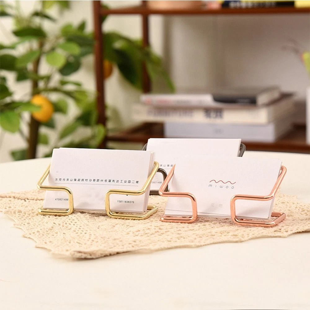 Binder clip 2024 business card holder