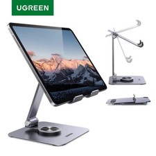 UGREEN Tablet Phone Stand 360  Rotatable Aluminum Holder For iPad Laptop Xiaomi