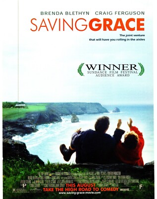PTP89 WERBUNG 11X8'' SAVE GRACE FILM: BRENDA BLETHYN & CRAIG FERGUSON