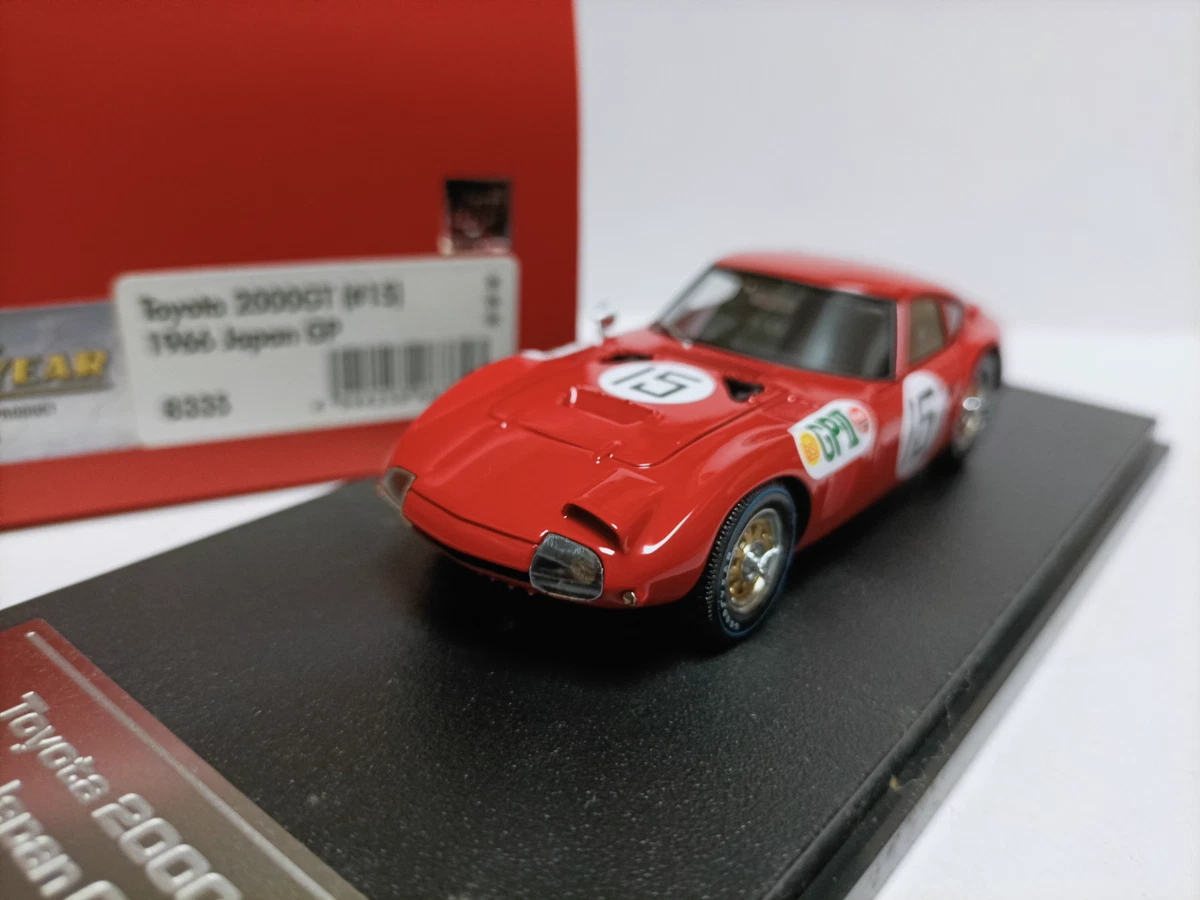 hpi 1/43 Toyota 2000GT #15 Japan GP 1966 Red | eBay