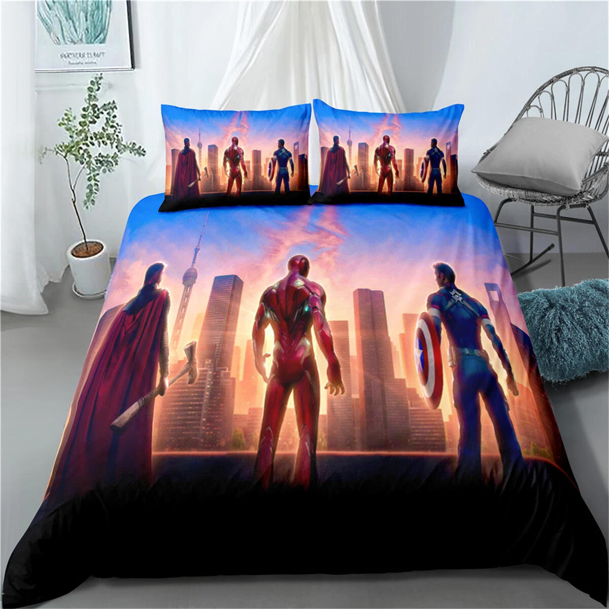 Avengers Bedding Set, Bedroom Decoration