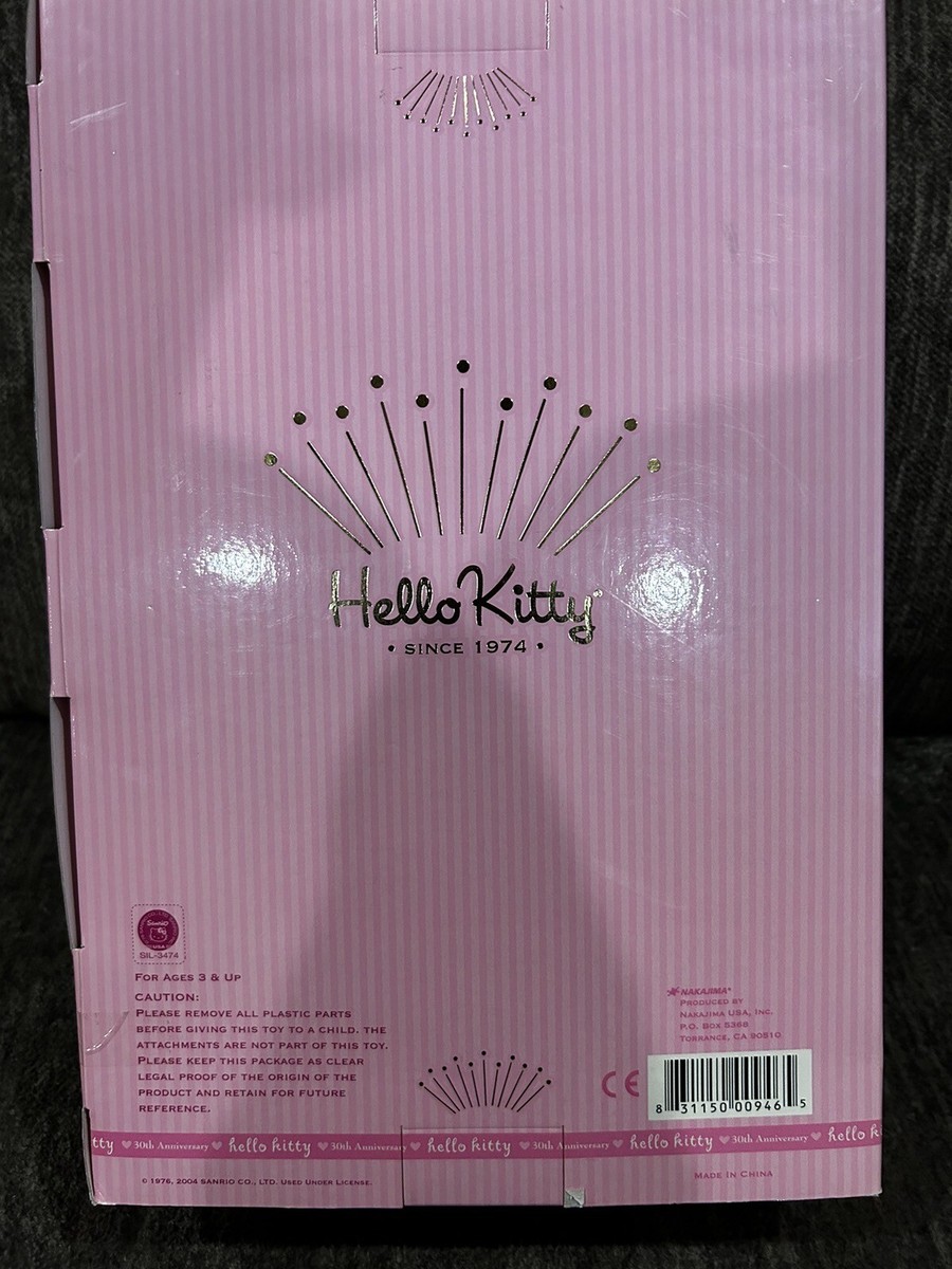NEW VERY RARE LE HELLO KITTY SANRIO 30TH ANNIVERSARY PLUSH Read NEW VERY RARE LE HELLO KITTY SANRIO 30TH ANNIVERSARY PLUSH Read