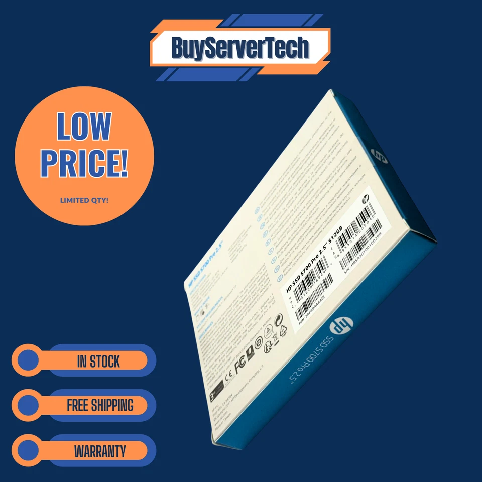 HP S700 Pro 512GB 2.5" SATA SSD 570MB/s 2AP99AA#ABL 0HRS 3D NAND MTBF 2M Hrs - Image 3 of 3