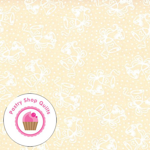Moda Basics WEDDING BELLS 9968 12 tessuto trapuntato tono avorio crema beige - Foto 1 di 4