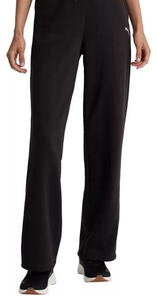 PUMA Women's Fleece Sweat Pants for Women's Straight Legs Winter Sweatpants, S