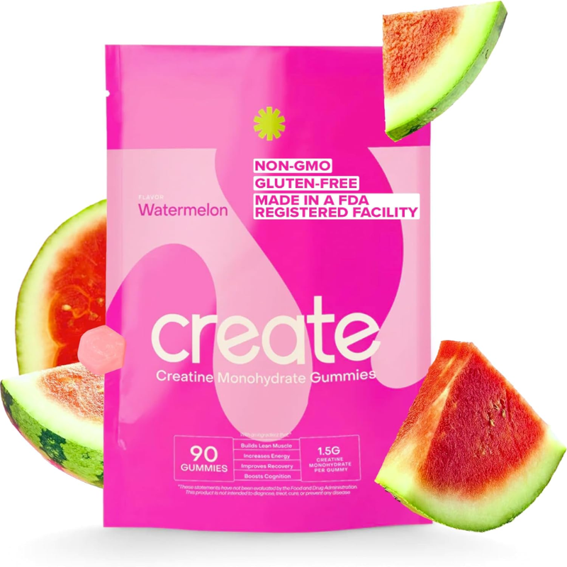 create creatine gummies - 90ct  Watermelon