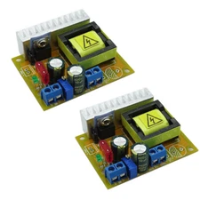 2Pcs DC Boost Converter 8~32V to 45~390V High Voltage ZVS Step up Booster Module