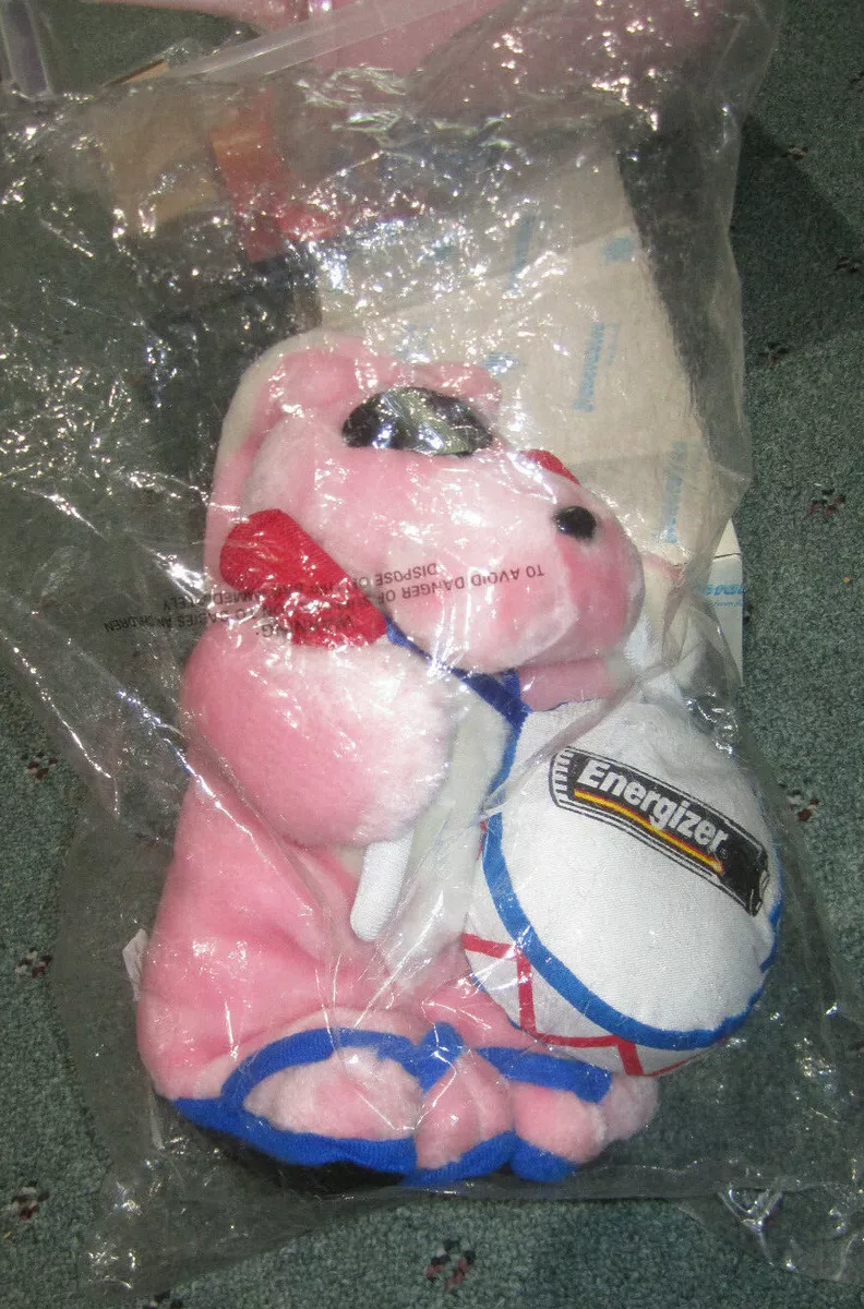 Original Brand New 1996 Rare Vintage Energizer Battery Bunny Plush